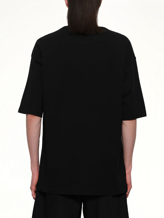 Boxy Ss T-Shirt in Black