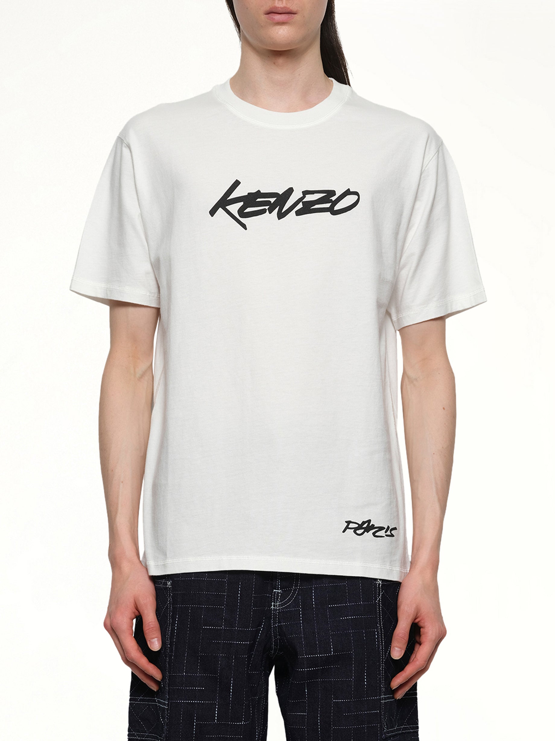 Gots Kenzo Futura Classic T-Shirt in Off White
