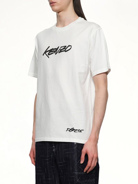 Gots Kenzo Futura Classic T-Shirt in Off White