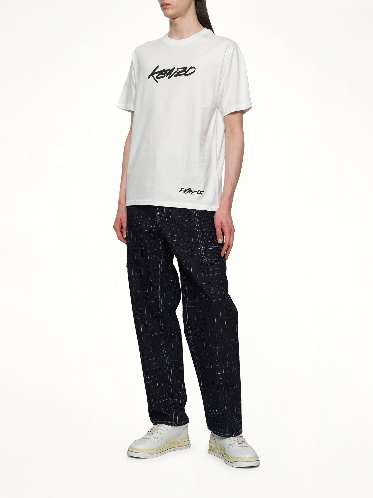 Gots Kenzo Futura Classic T-Shirt in Off White