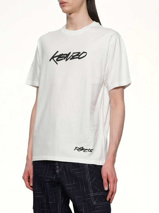 Gots Kenzo Futura Classic T-Shirt in Off White