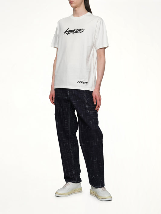 Gots Kenzo Futura Classic T-Shirt in Off White