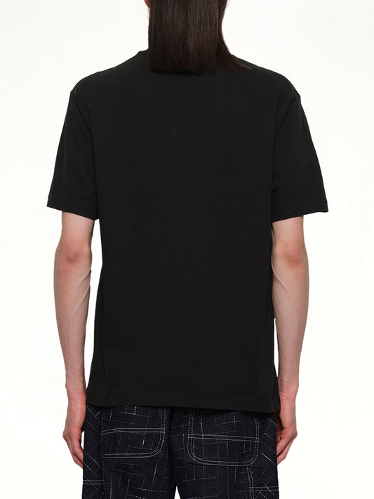 Gots Kenzo Happy Tiger Embroidered Classic T-Shirt in Black