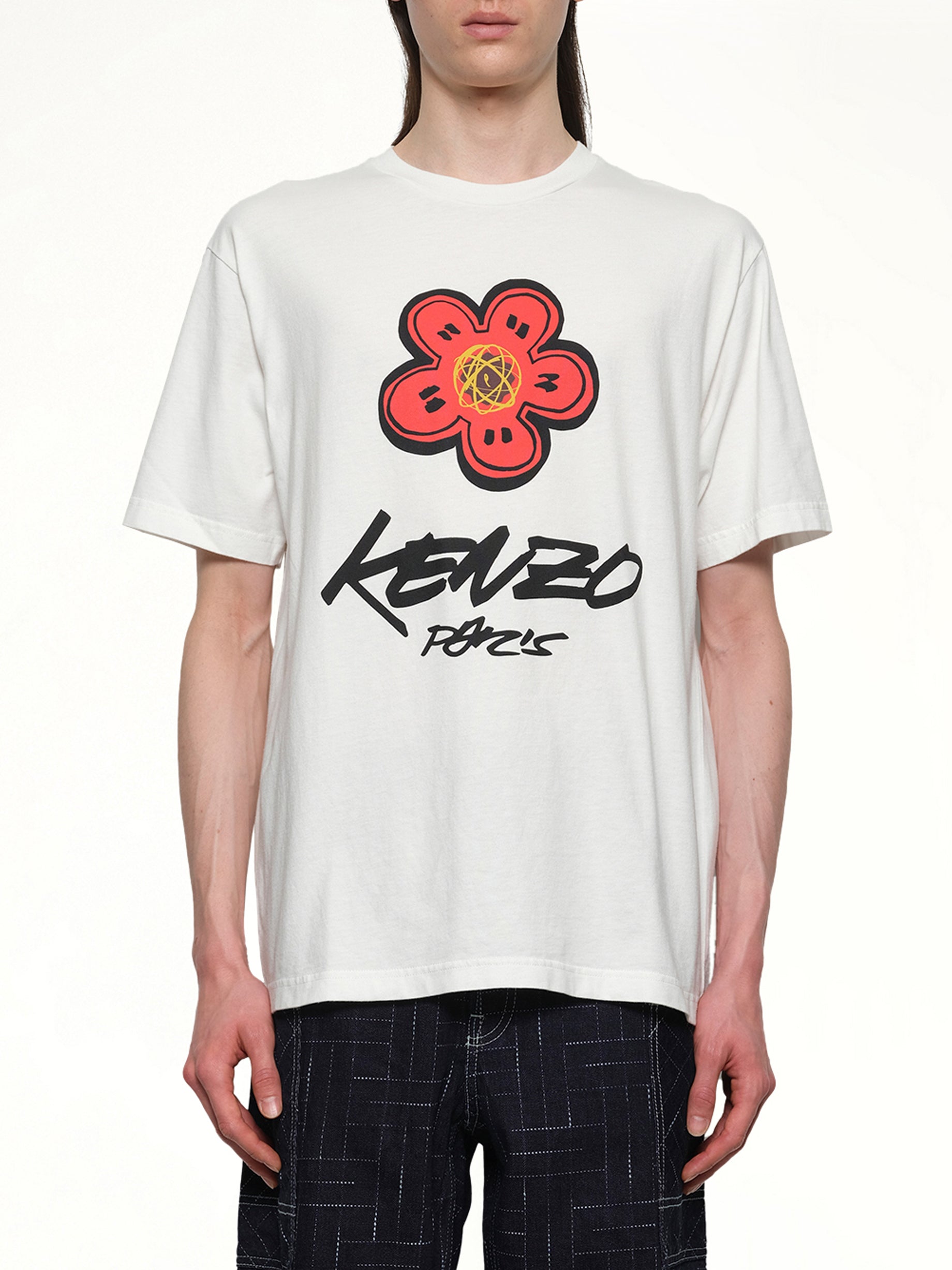 Kenzo Futura Classic T-Shirt in Off White