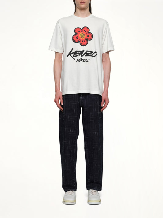 Kenzo Futura Classic T-Shirt in Off White