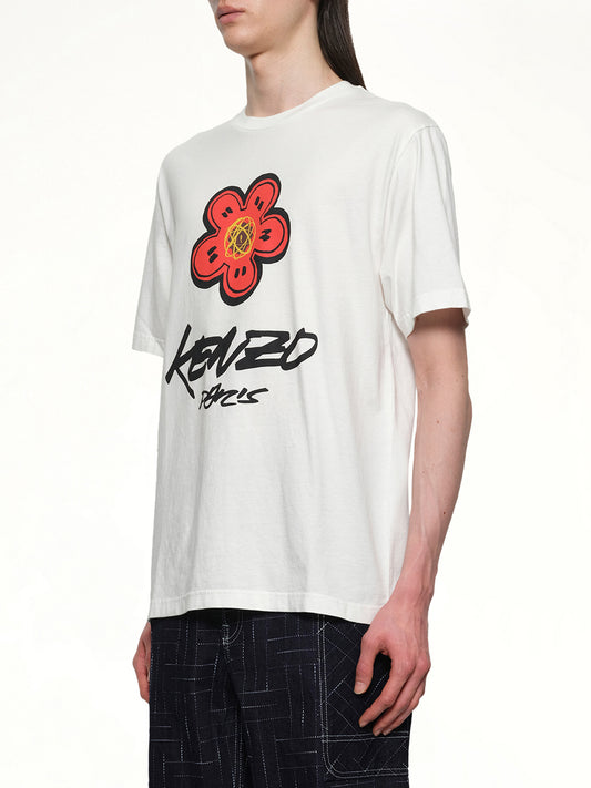 Kenzo Futura Classic T-Shirt in Off White