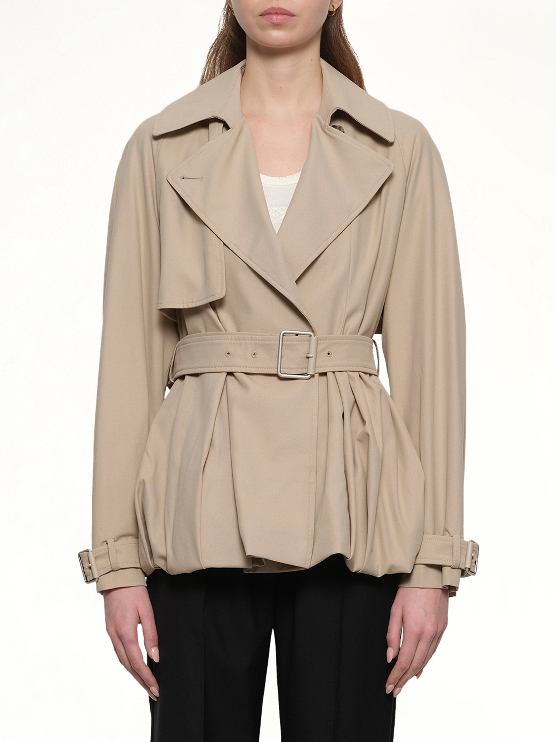 Balloon Jacket in Beige