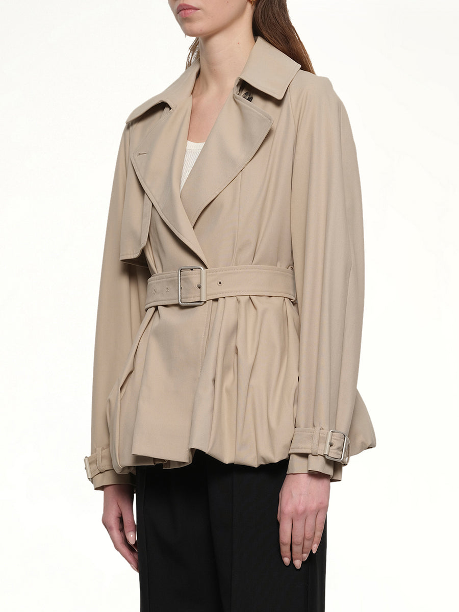 Balloon Jacket in Beige