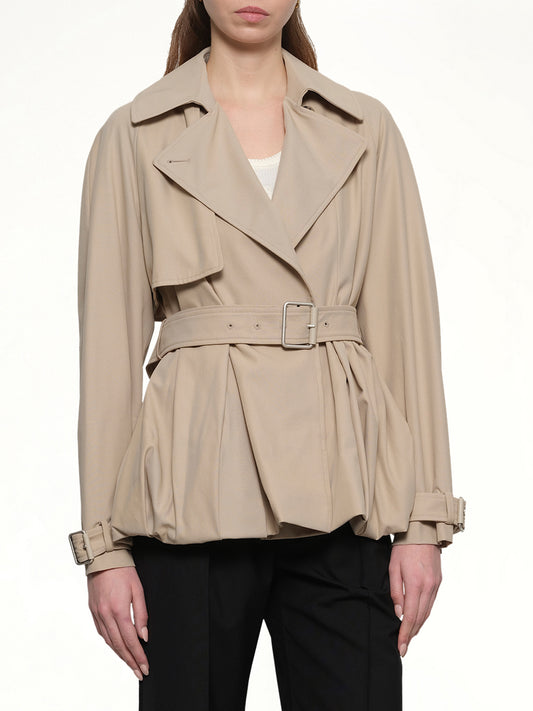 Balloon Jacket in Beige