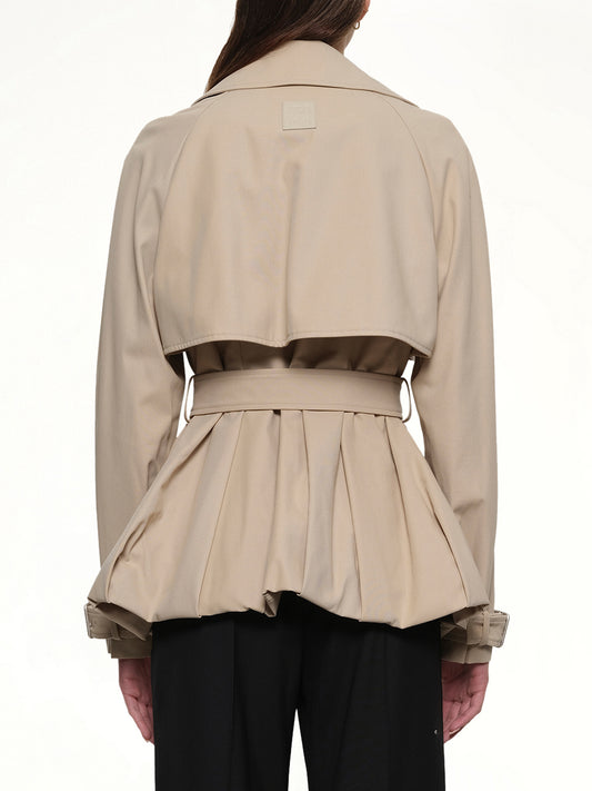 Balloon Jacket in Beige