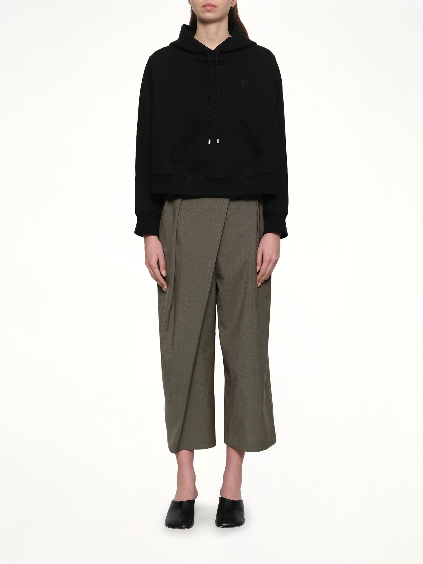 Trapeze Hoodie in Black