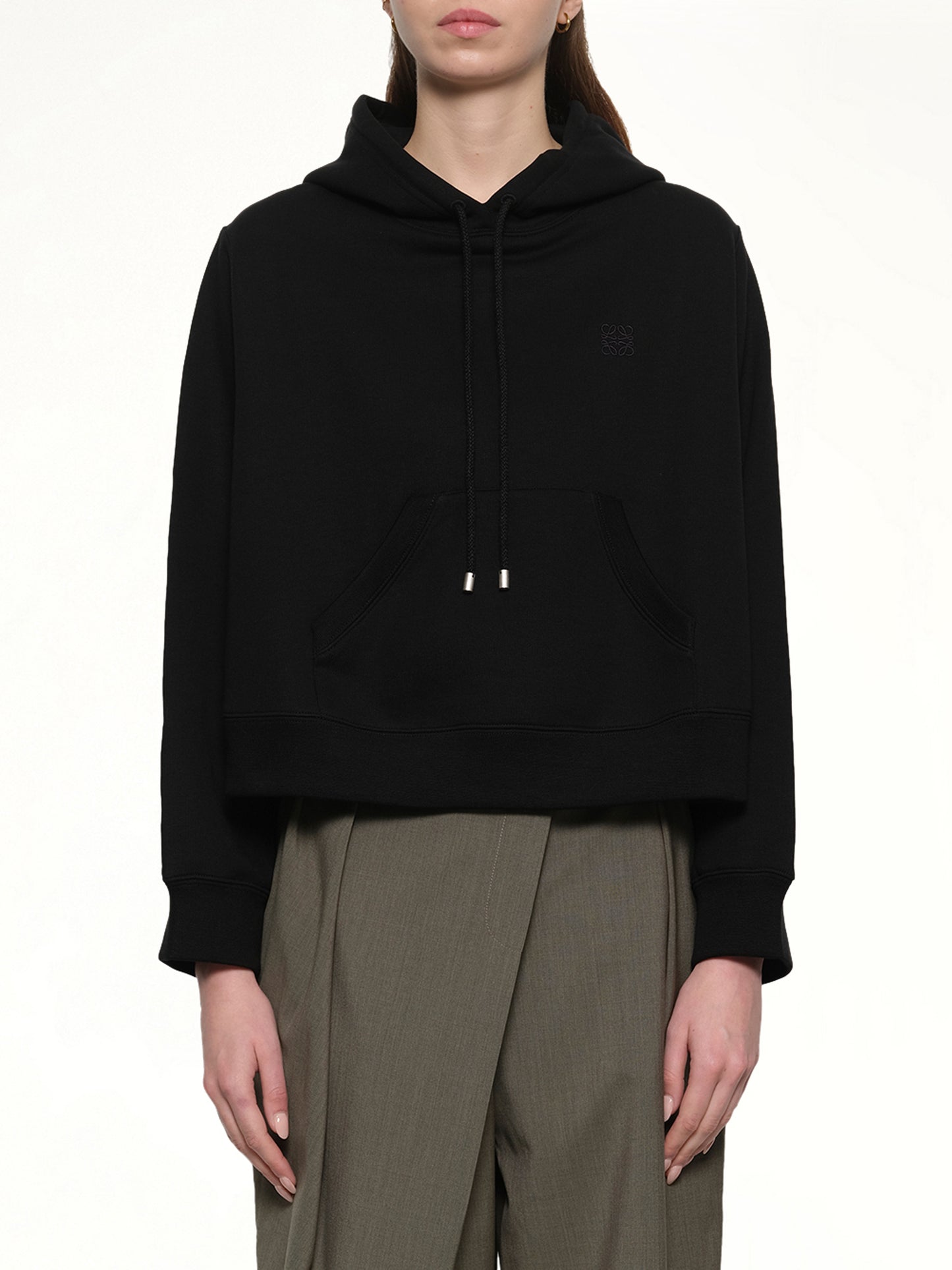 Trapeze Hoodie in Black
