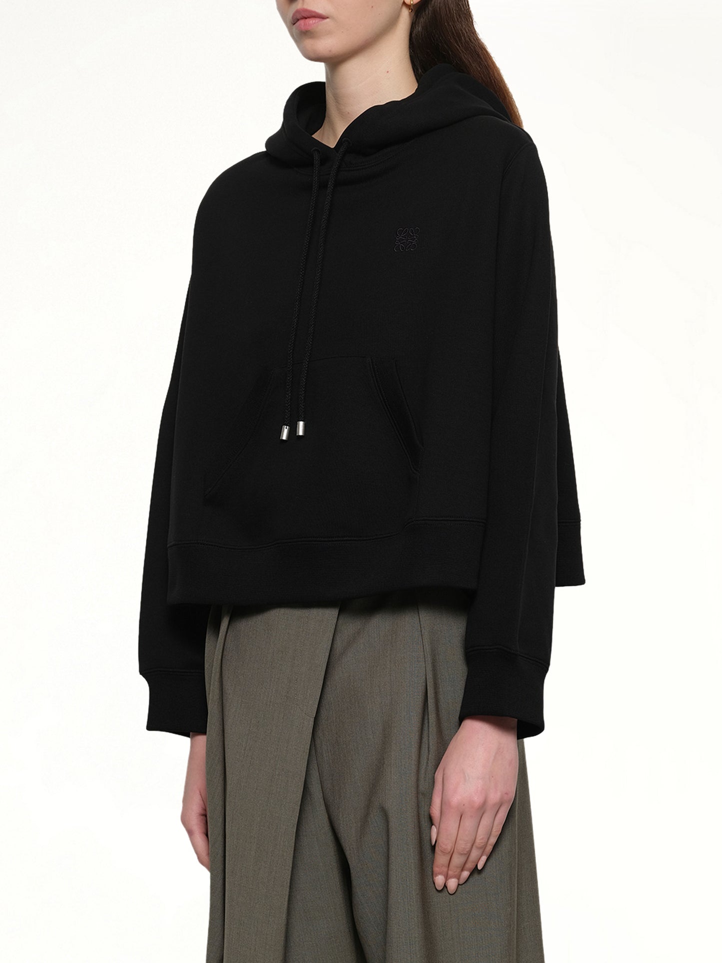 Trapeze Hoodie in Black