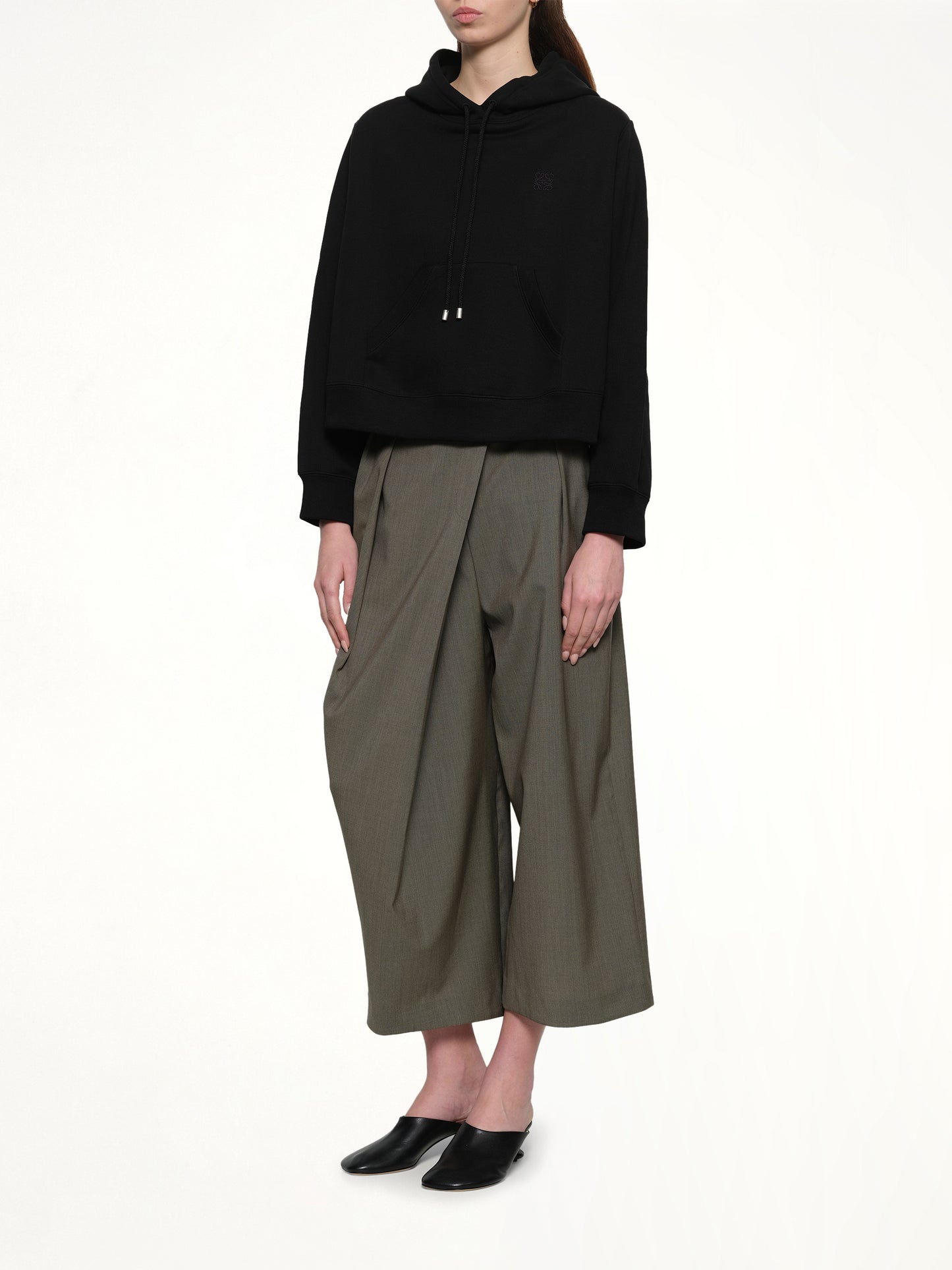 Trapeze Hoodie in Black