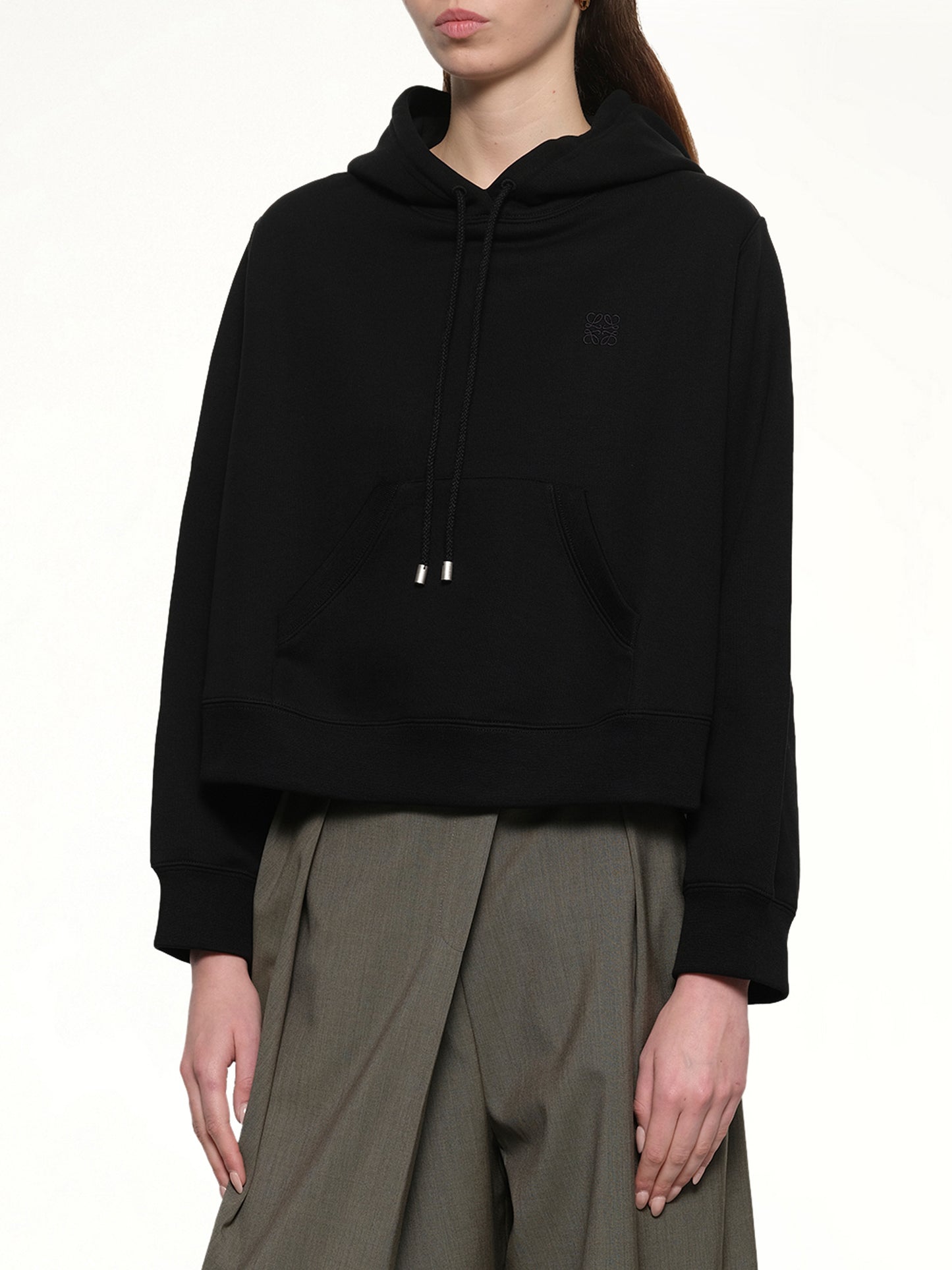 Trapeze Hoodie in Black