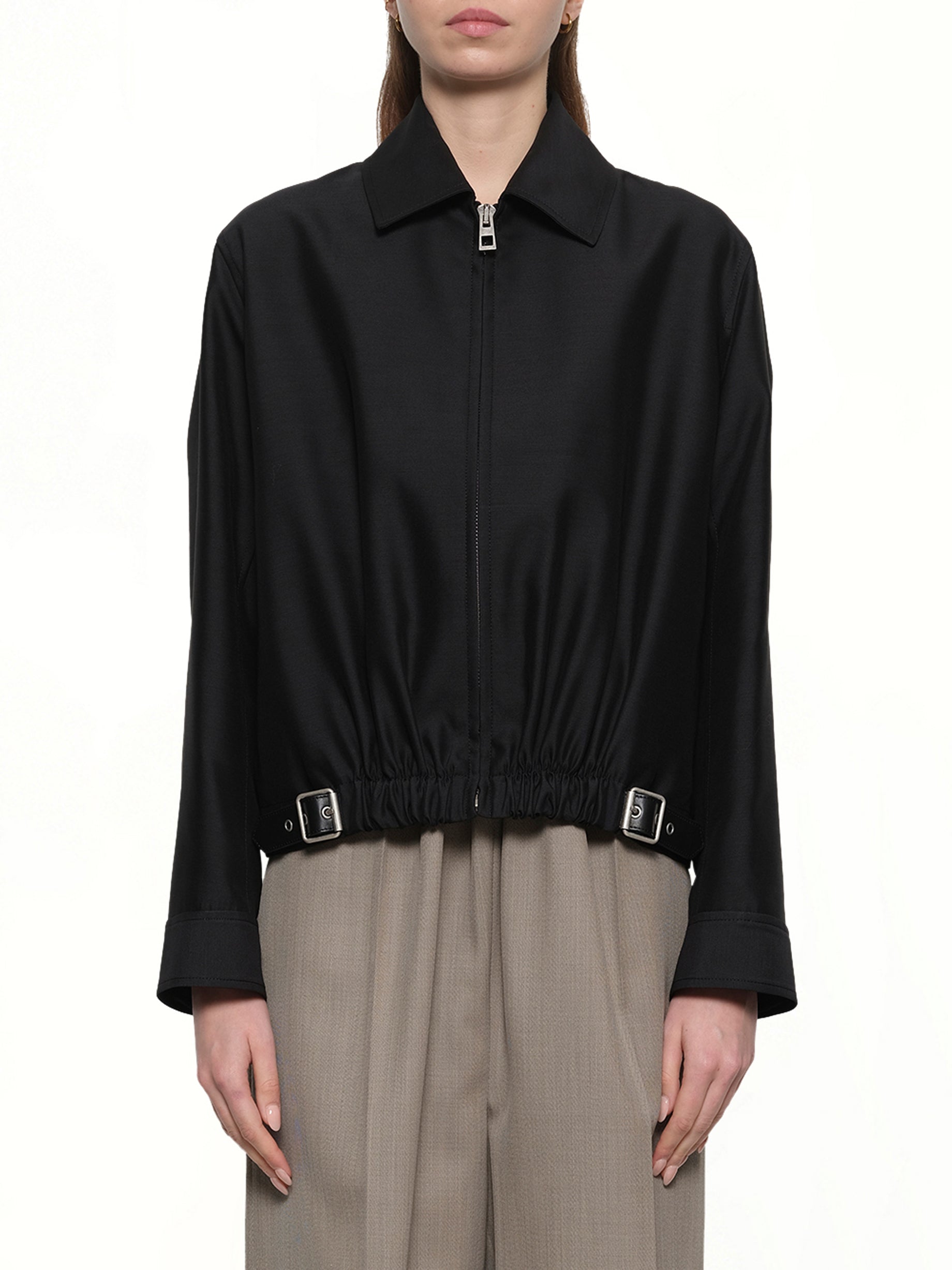 Belted Jacket in Black