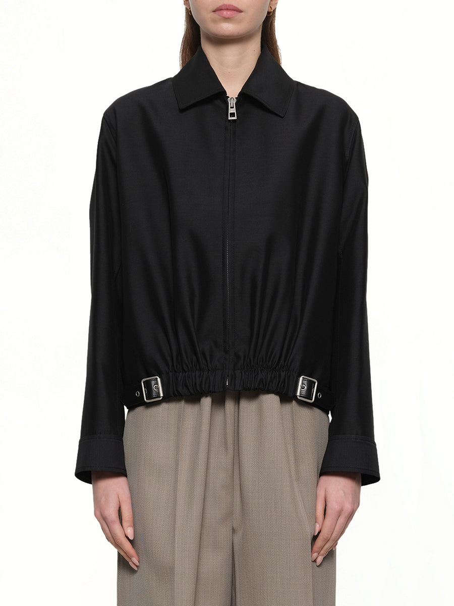 Belted Jacket in Black