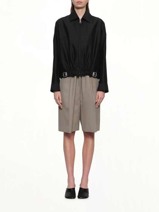 Belted Jacket in Black