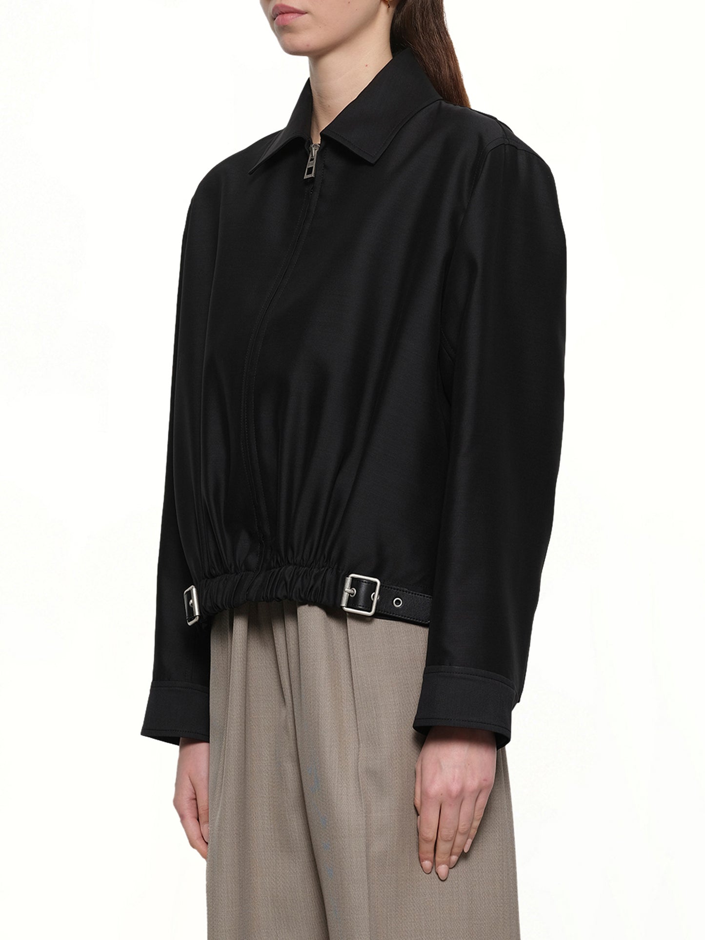 Belted Jacket in Black