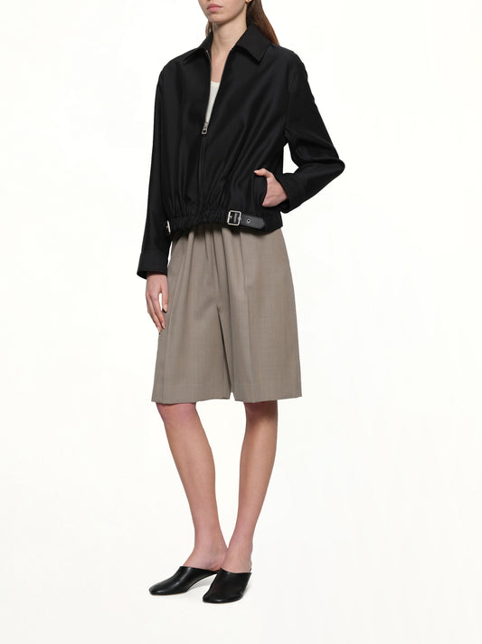 Belted Jacket in Black