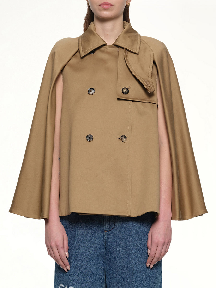 Cape Jacket in Beige