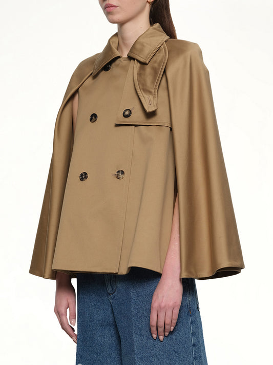 Cape Jacket in Beige