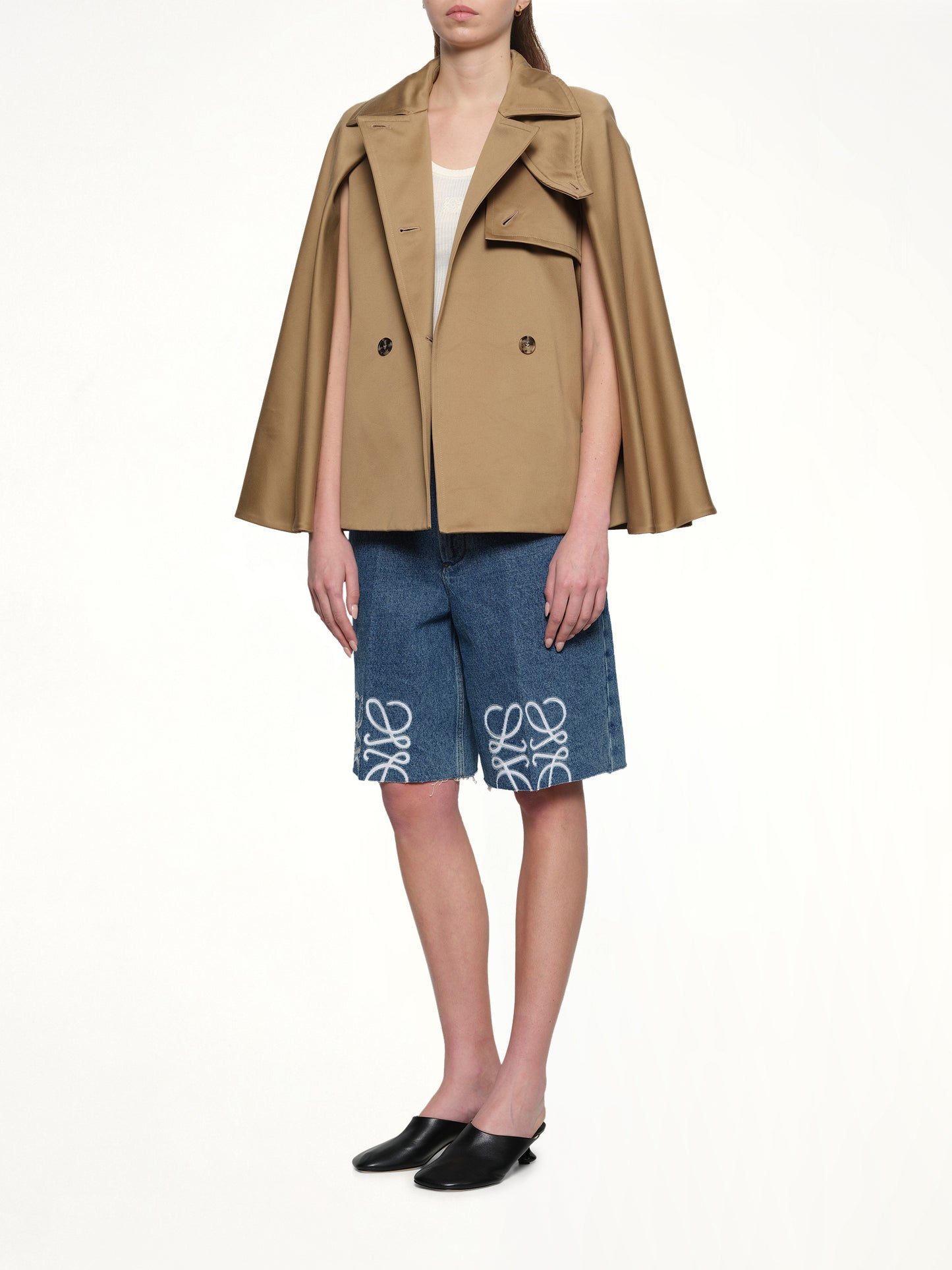 Cape Jacket in Beige
