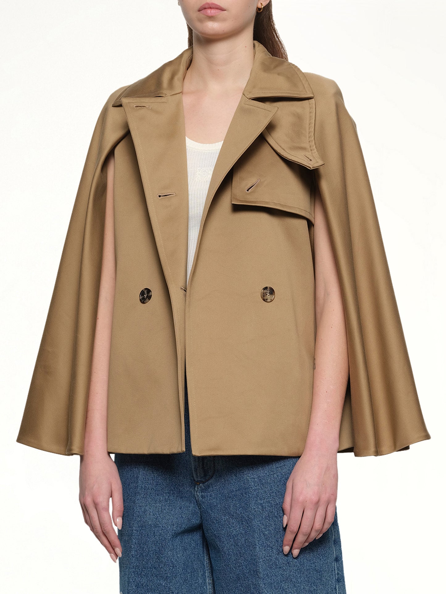 Cape Jacket in Beige