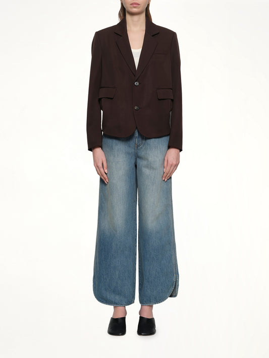 Tailored Jacket in Brown