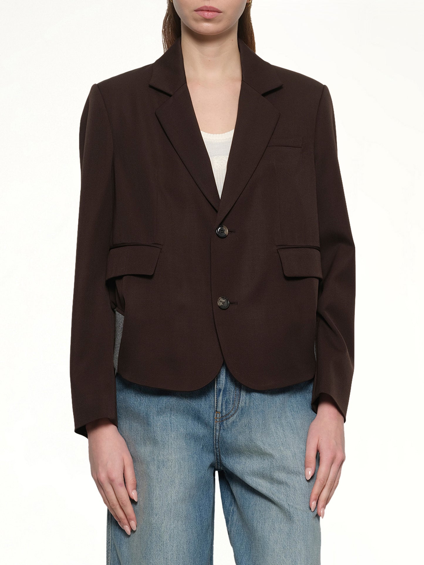 Tailored Jacket in Brown