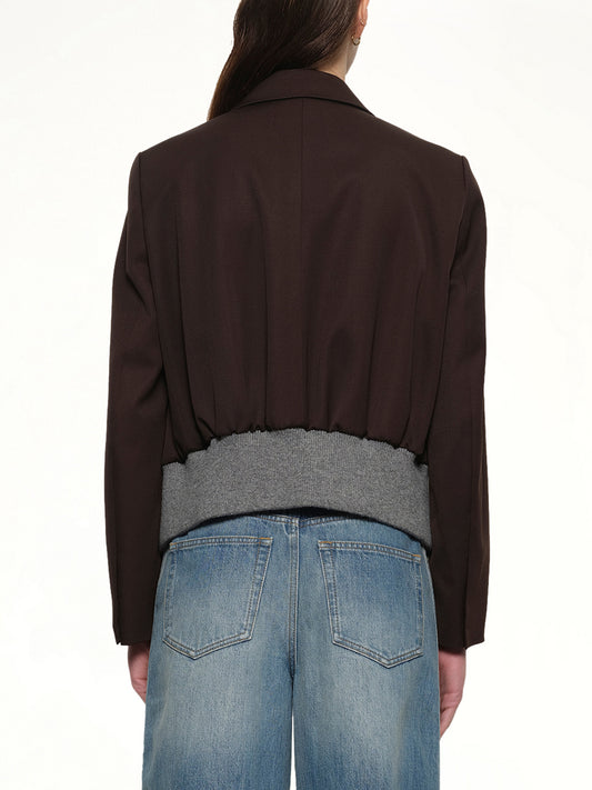 Tailored Jacket in Brown