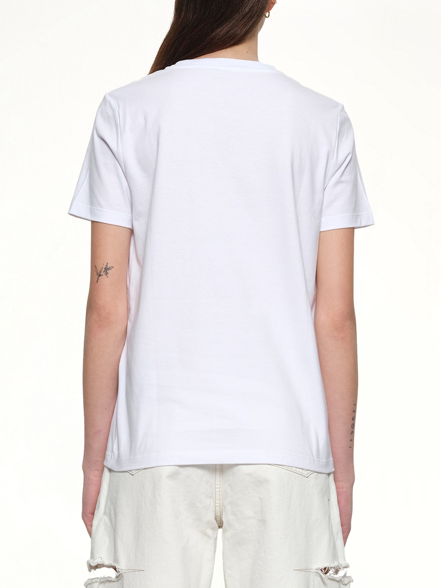 Balmain Paris Chain T-Shirt in White/Blue/Gold