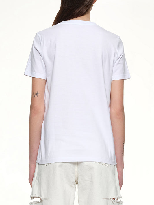 Balmain Paris Chain T-Shirt in White/Blue/Gold