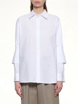 Turn-Up Shirt in White