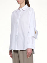 Turn-Up Shirt in White