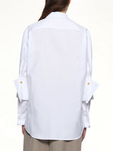 Turn-Up Shirt in White