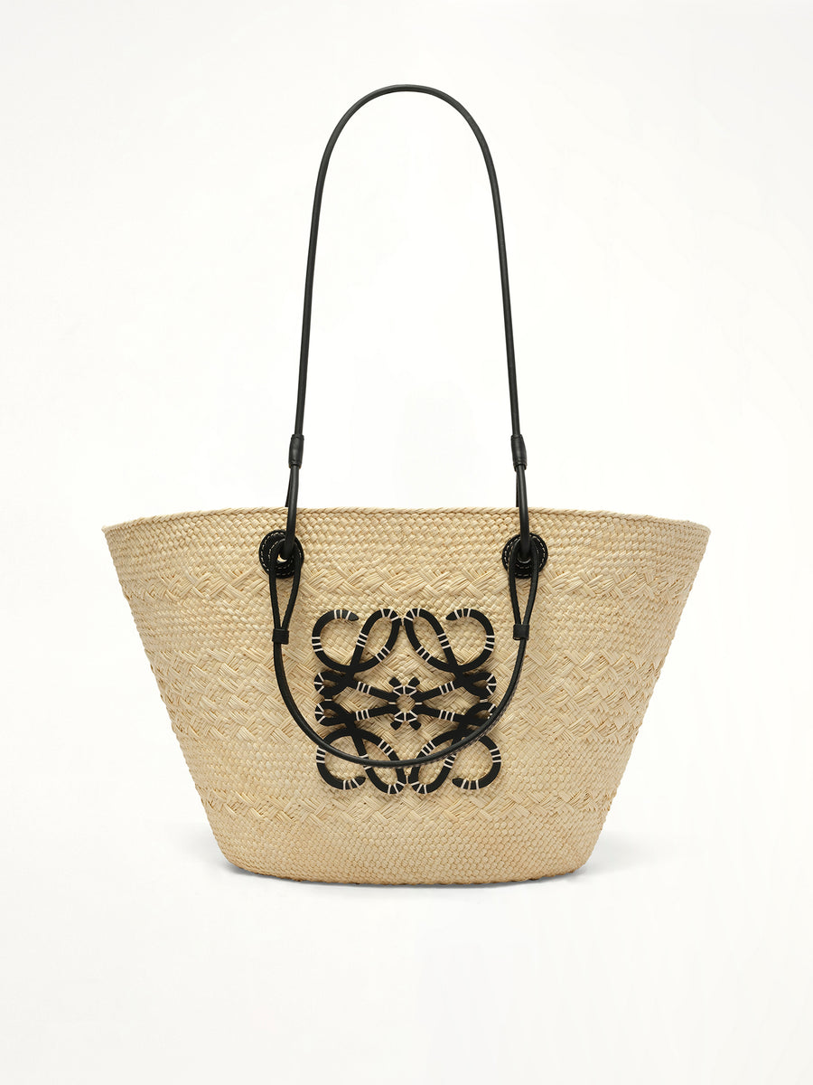 Anagram Basket Medium in Natural/Black
