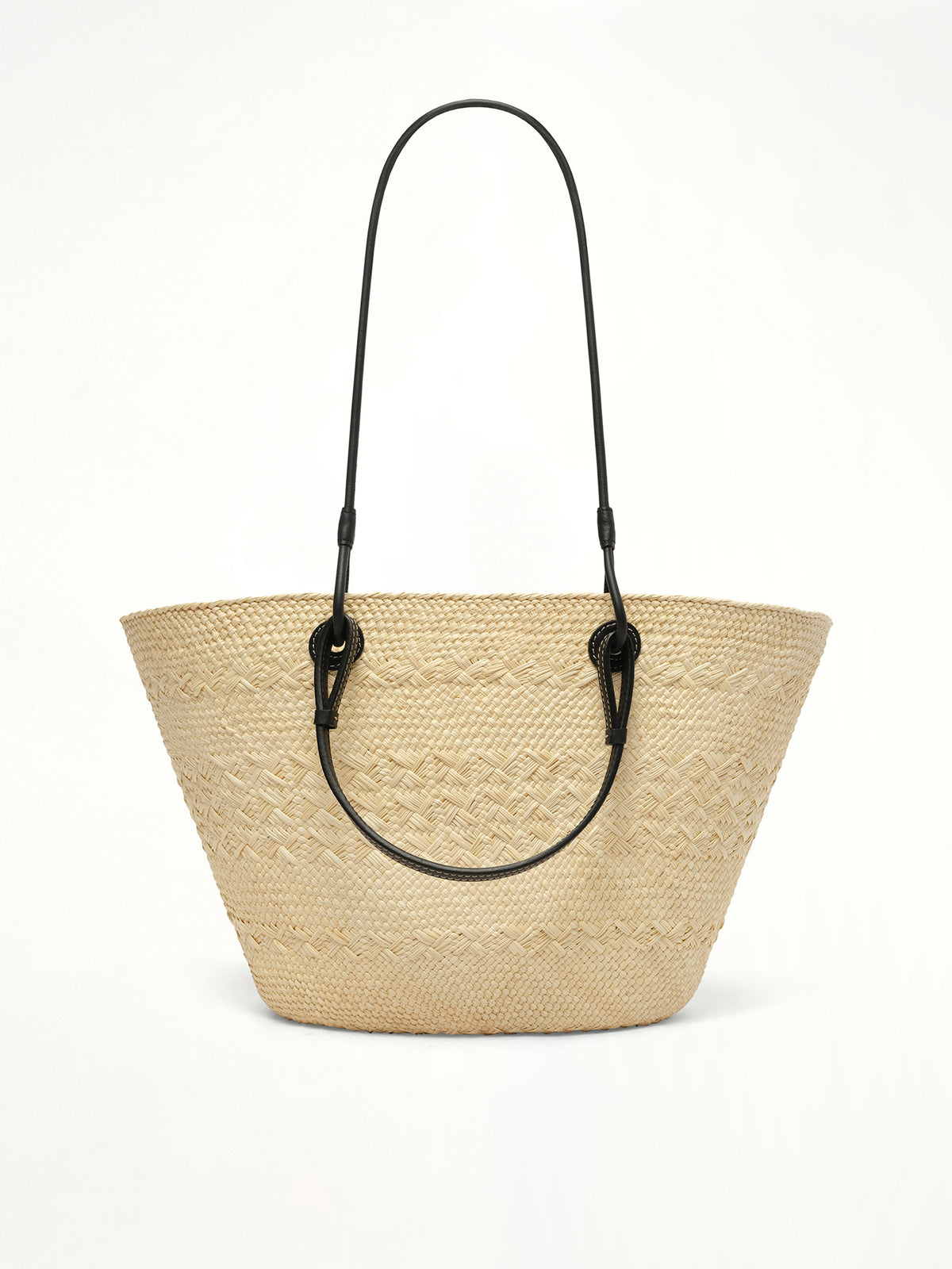 Anagram Basket Medium in Natural/Black