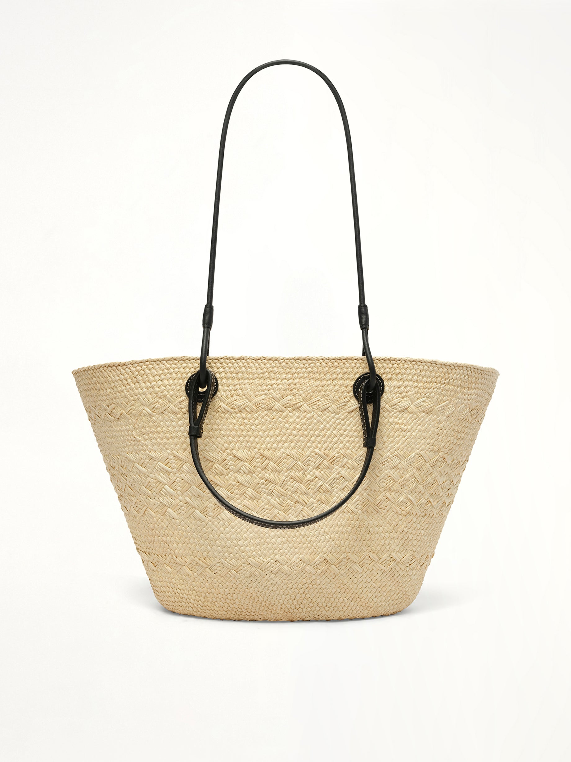 Anagram Basket Medium in Natural/Black