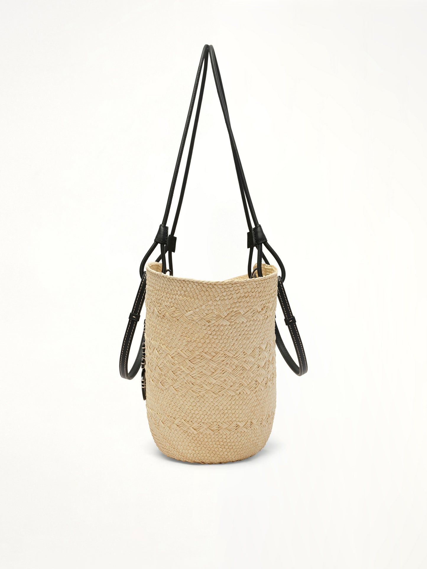 Anagram Basket Medium in Natural/Black
