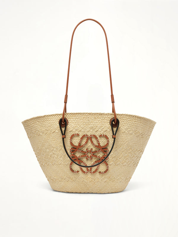 Anagram Basket 中号手袋（天然/棕褐色）