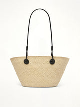 Anagram Basket 天然色/黑色小号手提包