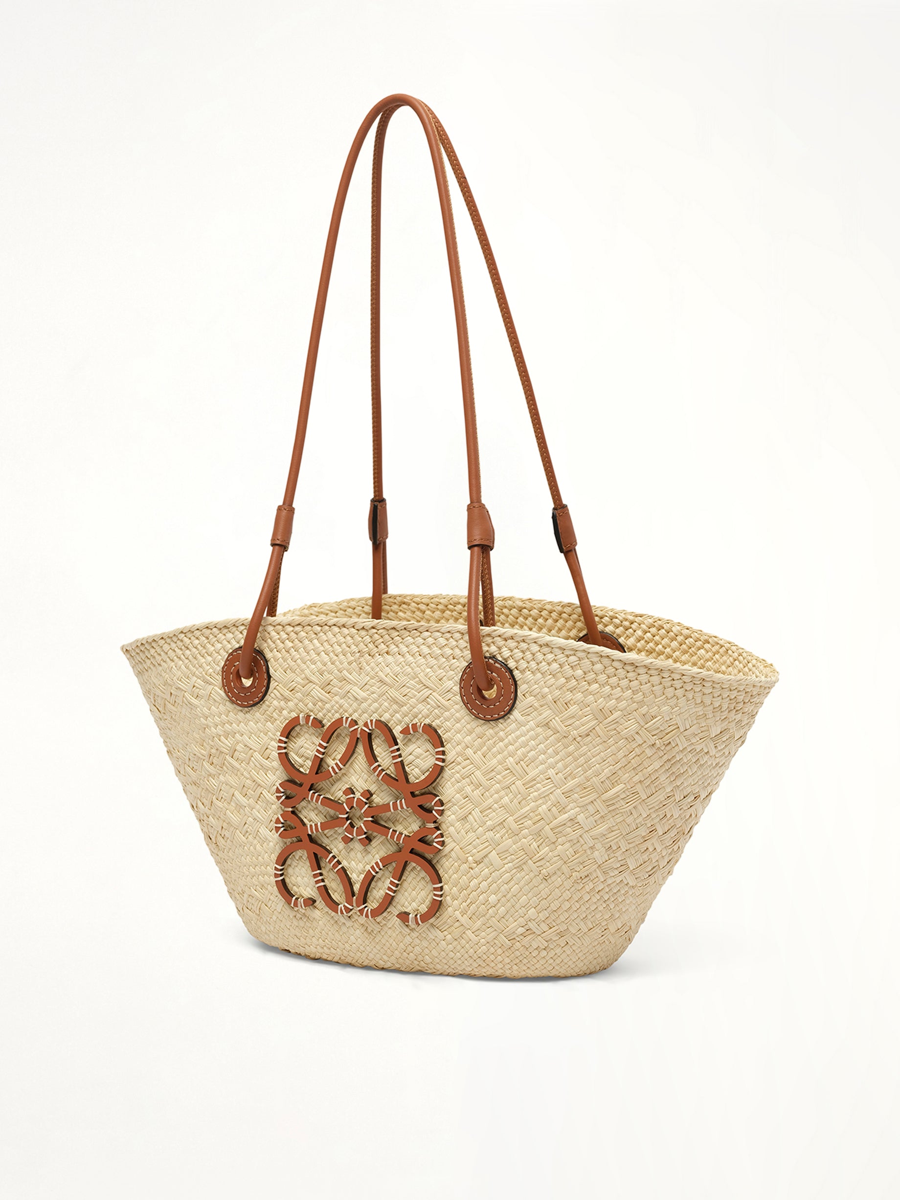 Anagram Basket 小号手提包（天然色/棕褐色）