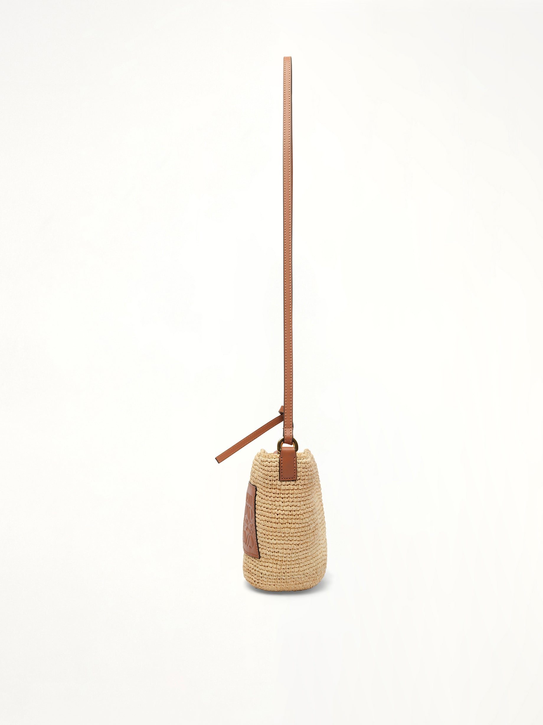 LOEWE Slit Pochette Bag in Natural/Tan Detail Shot from MARAIS