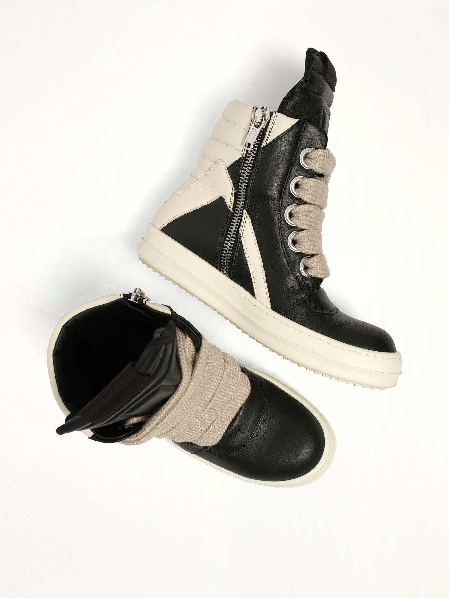 Jumbolace Geobasket in Black/Milk/Milk
