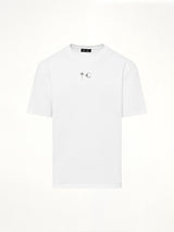 ホワイトのTCベーシックTシャツ