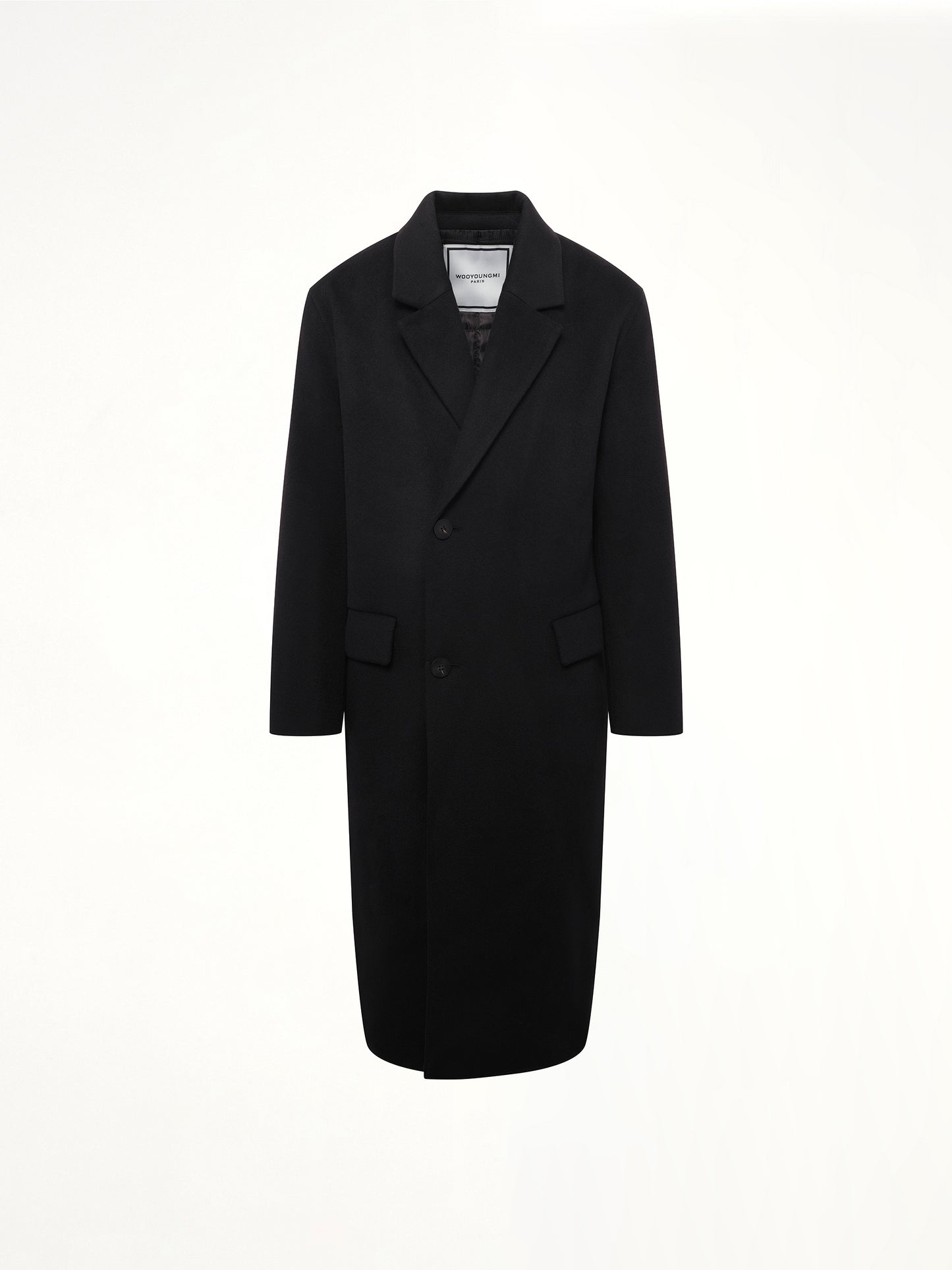 Double Breasted Coat in Black