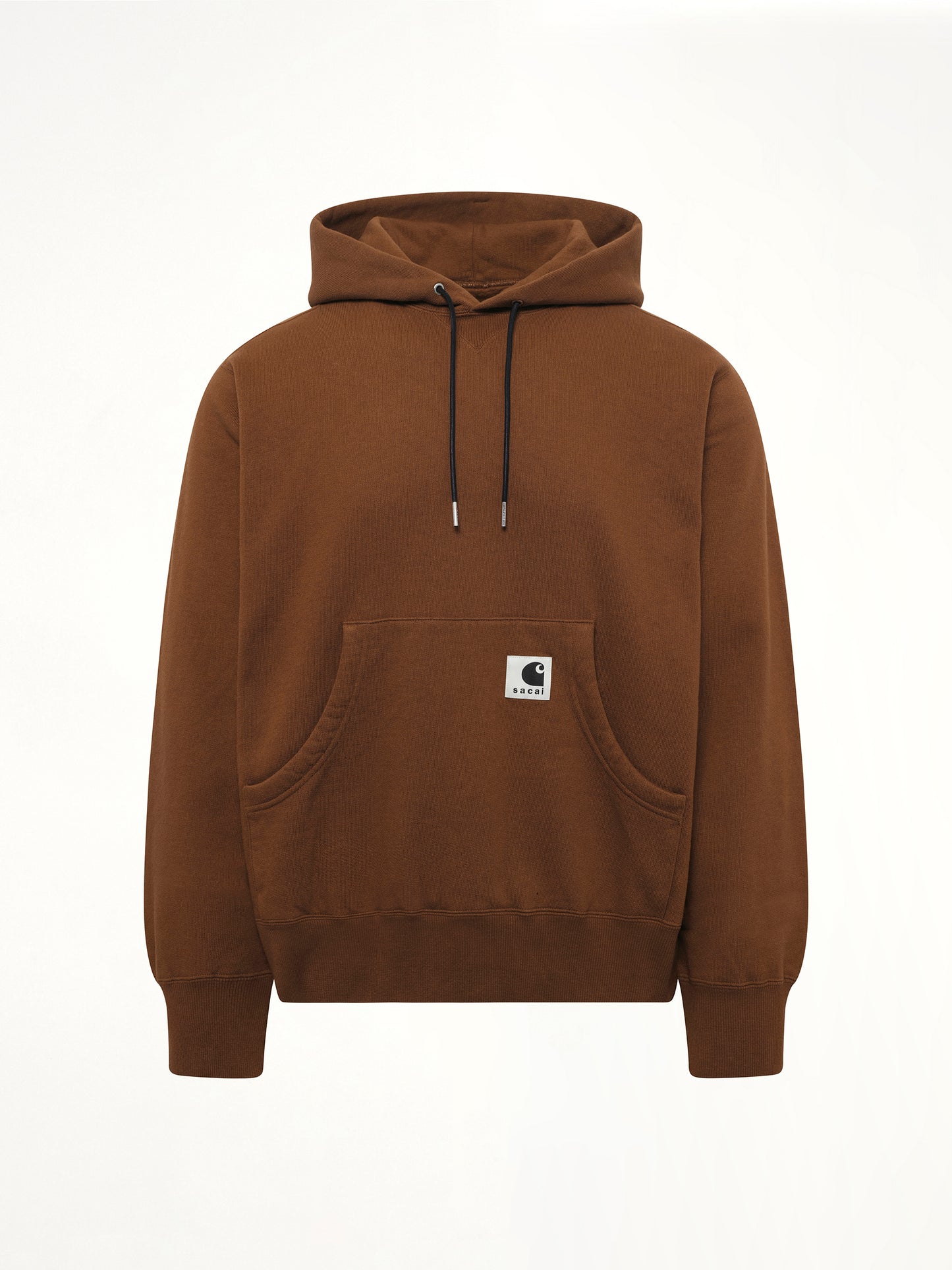 Carhartt WIP Cotton Jersey Hoodie in Dark Beige