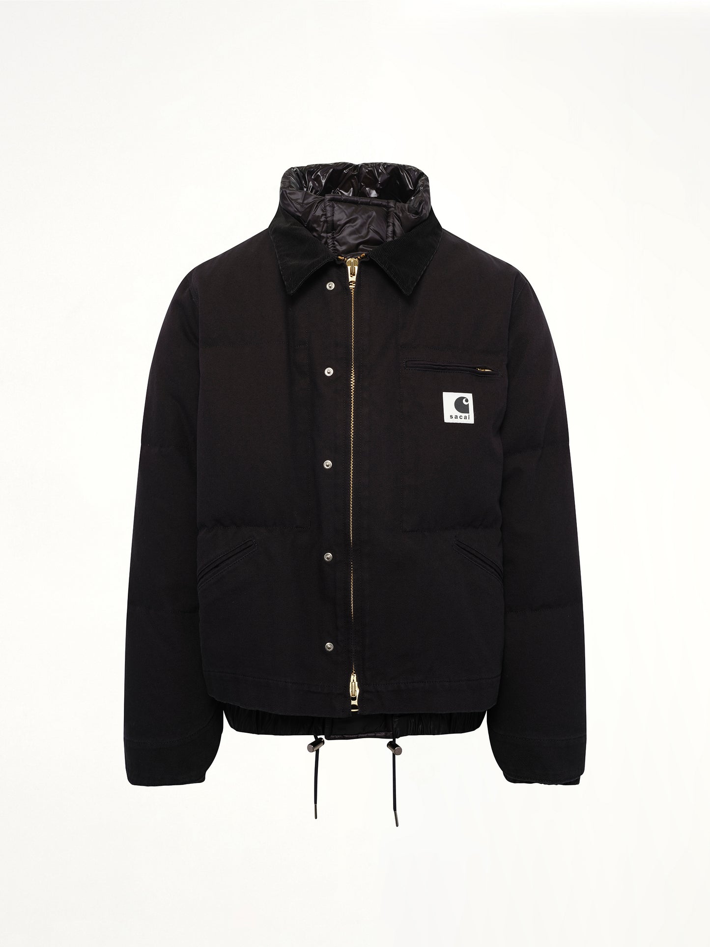 Carhartt WIP Washed Duck Puffer Jacket in Black