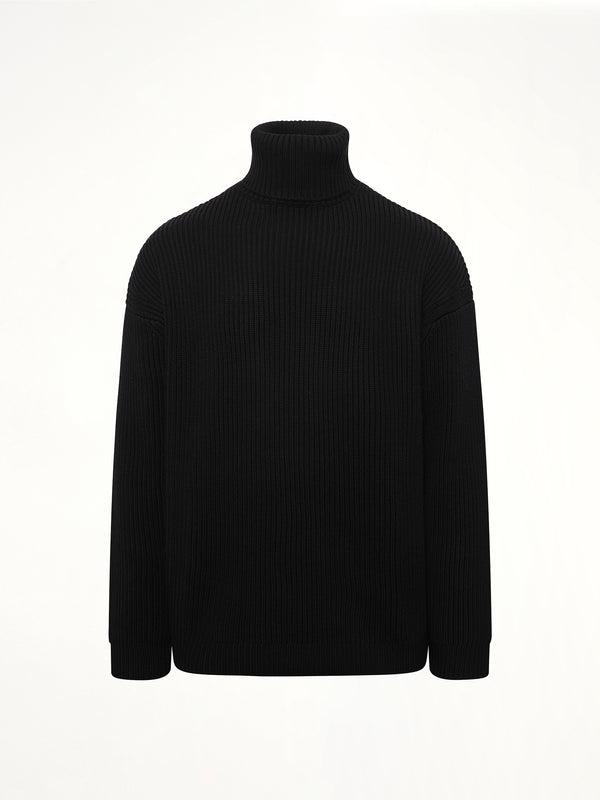 Chunky Turtleneck in Black